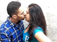 Brit Indian Team of duo Kissing